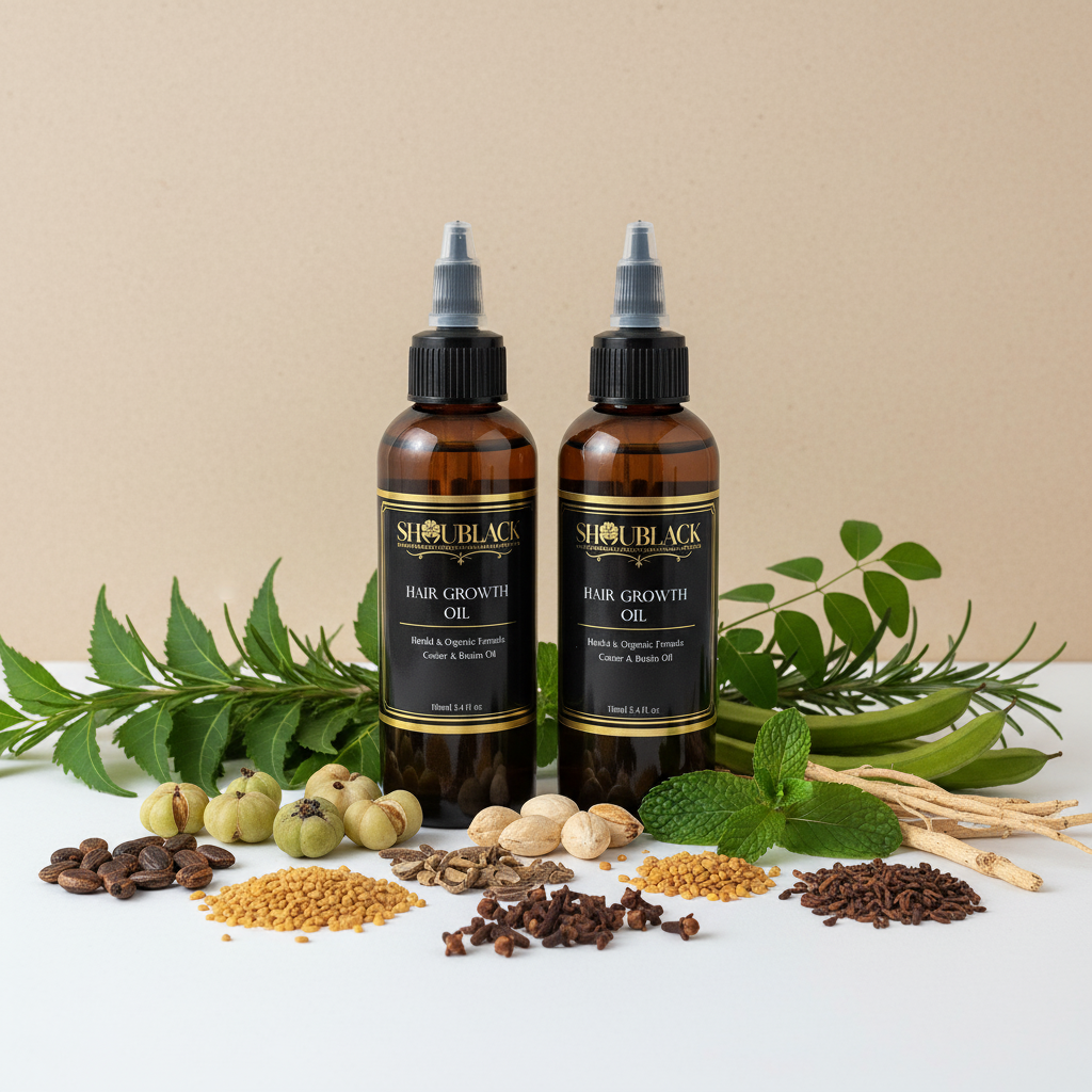 Shoublack Hair Growth Oil - 2 pack